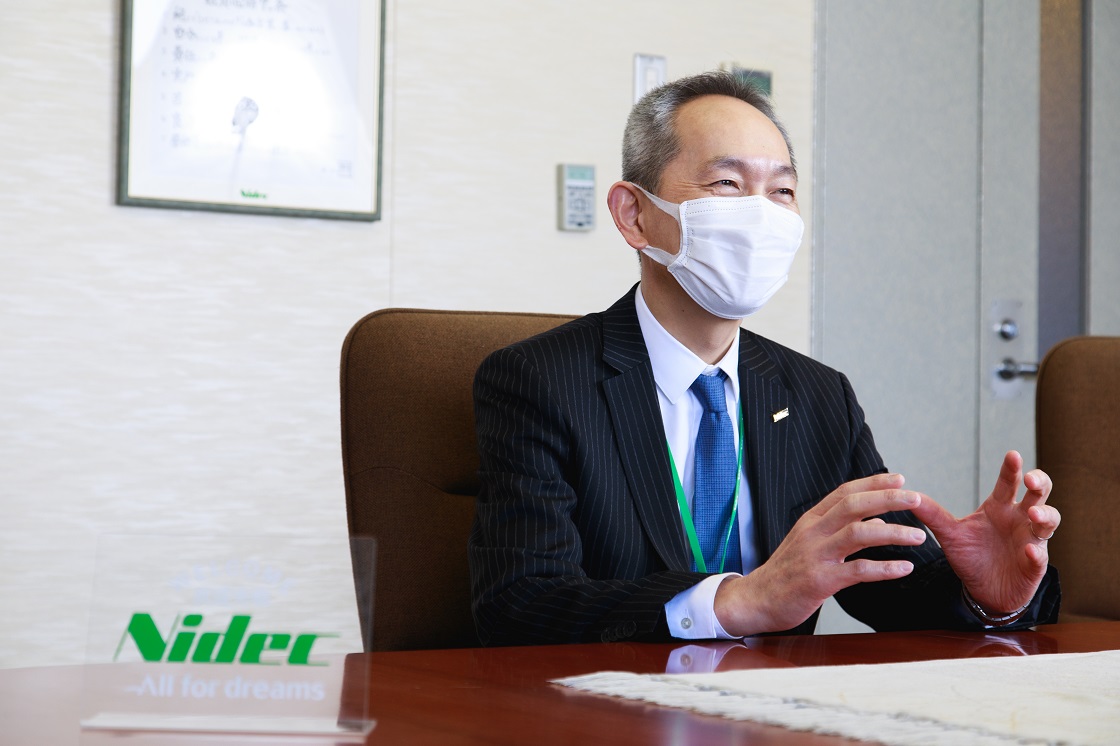 石田氏 インタビューの様子